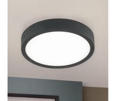 Orion DL 7-657/14 - LED lubinis šviestuvas BULLY LED/12W/230V diametras 14 cm juoda