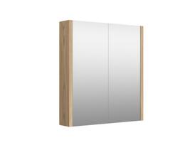 SCANDIC, spintelė su veidrodžiu, 60cm, šviesus ąžuolas