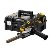 Juostinis šlifuoklis DeWalt DCM200NT-XJ; 18 V (be akumuliatoriaus ir pakrovėjo)