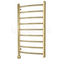Elektrinis rankšluosčių džiovintuvas WOBBEE BRYMBO GOLD PVD 50x90cm, kairinis paslėptas montavimas, braižyto aukso spalvos