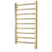 Elektrinis rankšluosčių džiovintuvas WOBBEE BRYMBO GOLD PVD 50x90cm, dešininis paslėptas montavimas, braižyto aukso spalvos