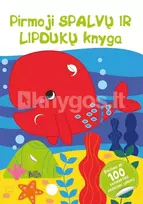 Pirmoji spalvų ir lipdukų knyga. Banginis