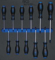 Bgs Technic Įrankių dėklas 2/3: atsuktuvų rinkinys | T-Star (Torx) T6 - T40 | 11 vnt. (4079)