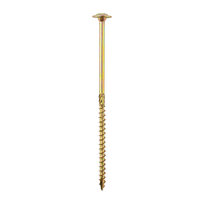 Medinių konstrukcijų varžtas su flanšine galvute, 6 mm x 140 mm, 100gb