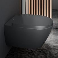 Pakabinamas klozetas Villeroy&Boch Subway 2.0 su DirectFlush grafito spalvos su SoftClose dangčiu
