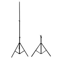 iLike 21M aukščiausios kokybės stabilus metalinis trikojis, 2,1 m, maks. 1/4 varžto LED žiedas / kameros fiksatorius, ju