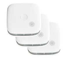 Nedis WIFIDS21WT3 - KOMPLEKTAS 3x Dūmų detektorius SmartLife 3V/1xCR123A Wi-Fi Tuya