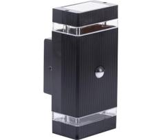 Lauko sieninis šviestuvas su jutikliu NIZZA 2xGU10/35W/230V IP65