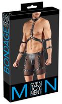 Svenjoyment Bondage Men's Harness and Pants M seksualios vyriškos trumpikės