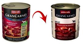 ANIMONDA GranCarno Adult Dog skonis: mėsos kokteilis 800g x18