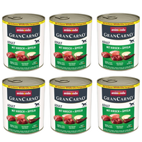 ANIMONDA GranCarno Adult Dog skonis: elniena + obuolys 6x800g