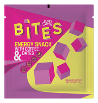 BITES "Energy Snack" užkandis su kava ir datulėmis 10 g.
