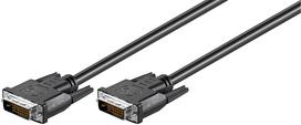 MicroConnect DVI-D 24+1-pin 2m M-M Black Full HD 1080p, Dual Link,