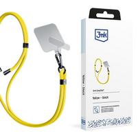 3MK EasyClip Yellow (black) phone lanyard