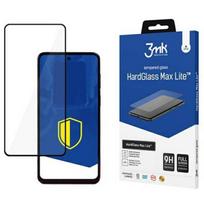 3MK HardGlass Max Lite for Motorola Moto G53, black/czarny, FullScreen Glass Lite