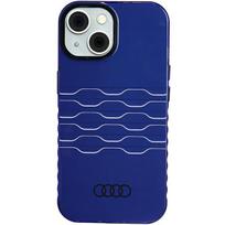 Audi IML MagSafe Case iPhone 15 / 14 / 13 6.1" navy blue hard case AU-IMLMIP15-A6/D3-BE