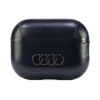 Audi Leather AirPods Pro 2 Cover with Big Logo, Black AU-APP2-GT/D3-BK