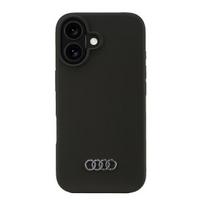 Audi Silicone Case iPhone 16 6.1" black hard case AU-LSRIP16-Q3/D1-BK
