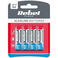REBEL Alkaline Batteries LR6, 4-pack BAT0061B