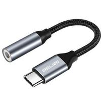 Beline USB-C to 3.5mm Jack Adapter, Gray, Samsung/iPhone 15 DAC