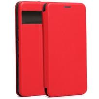 Beline Magnetic Book Case for Google Pixel 7 Pro, red/red