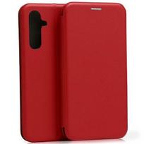 Beline Magnetic Book Case for Samsung A54 5G (A546), Red/Red