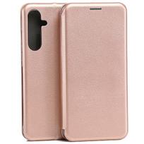 Beline Magnetic Book Case for Samsung A55 A556 in Rose Gold/Rose Gold