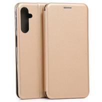 Beline Magnetic Book Case for Samsung M34 5G (M346), Gold/Gold