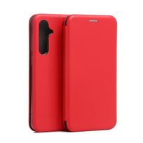 Beline Magnetic Book Case for Samsung S23 FE S711, Red/Red