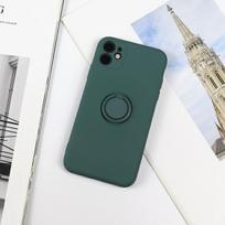 Beline Silicone Ring iPhone 12 Pro Max case, bottle green
