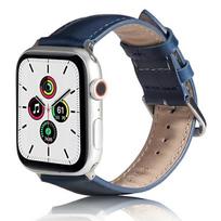 Beline Apple Watch strap, leather, 38/40/41mm, blue