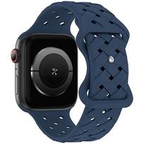 Beline Apple Watch strap, Woven Silicone, 38/40/41mm, blue/deep blue, boxed