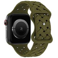 Beline apple Watch Silicone Woven strap, 38/40/41mm, olive / olive box