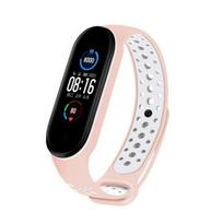 Beline Strap Design for Mi Band 7/6/5, pink and white / pink and white