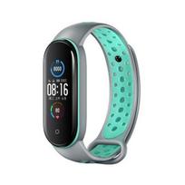 Beline strap Design Mi Band 7/6/5 grey-green / gray-green