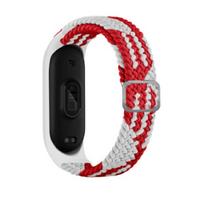 Beline Mi Band 7/6/5 textile strap in red/white
