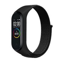 Beline Mi Band 7/6/5/4/3 NylonLoop strap, black/black