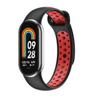 Beline mi Band 9/8 strap, black / black-red design