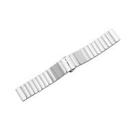 Beline 20mm watch strap, solid white/white
