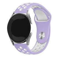 Beline 20mm Sport Silicone Watch Strap, purple/white box