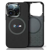 BMW BMHMP16S23SROK iPhone 16 6.1" black hard case with M Silicone Printed Ring and MagSafe