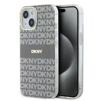 DKNY DKHMP15SHRHSEE iPhone 15 / 14 / 13 6.1" beige hard case IML Mono  AND  Stripe MagSafe