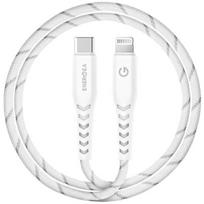 Energea nyloflex USB-C to Lightning C94 MFI cable, 1.5m, white