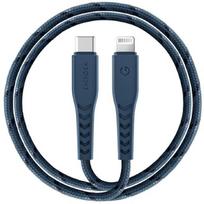 Energea nyloflex USB-C to Lightning C94 MFI cable, 1.5m, blue