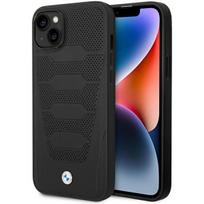 BMW BMHCP14S22RPSK iPhone 14 / 15 / 13 6.1" Case, Black, Leather Seats Pattern