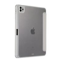 Smart Stand iPad 13 Pro 2024 case, white with white accents