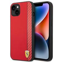 FERRARI FEHCP14MAXRE iPhone 14 Plus / 15 Plus 6.7" red carbon hard case