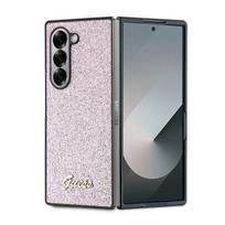 GUESS GUHCZFD6HGGSHP Z Fold6 F956 pink/rose gold hardcase 4G Glitter Script