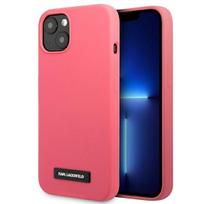 Karl Lagerfeld KLHCP13MSLMP1PI iPhone 13 / 14 / 15 6.1" hard case fuchsia Silicone Plate