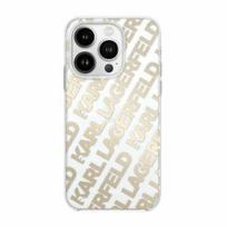 Karl Lagerfeld KLHCP15LHKFOEMD iPhone 15 Pro 6.1" gold hardcase with IML Fullover Logo